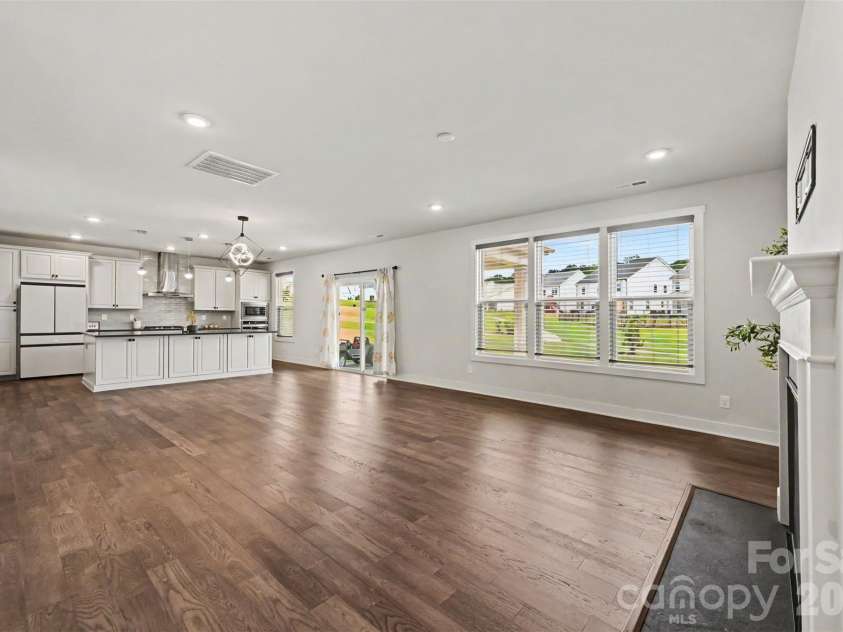 6129 Alsace Lane, Indian Land, SC 29707.  MLS# CAR4398192, YatesRealty ID 6121. Living room into kitchen
