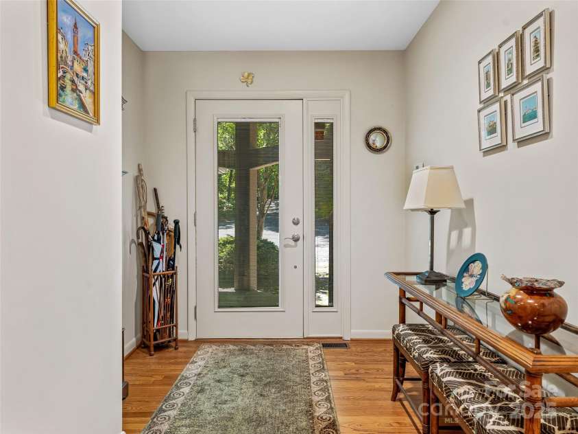 140 Grouse Lane, Brevard, NC 28712.  MLS# CAR4247266, YatesRealty ID 6128. Entry hall.