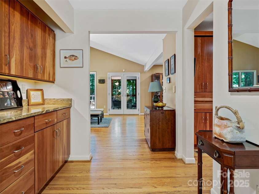 140 Grouse Lane, Brevard, NC 28712.  MLS# CAR4247266, YatesRealty ID 6128. Just a peek at the open living space.