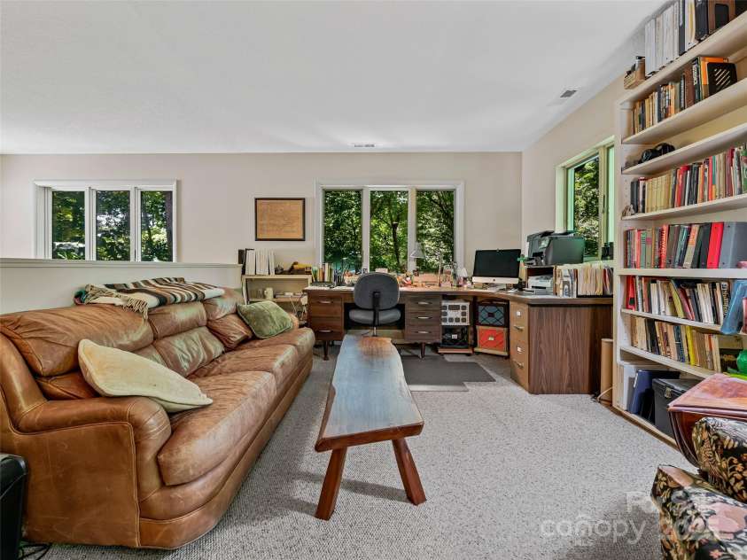 140 Grouse Lane, Brevard, NC 28712.  MLS# CAR4247266, YatesRealty ID 6128. Loft space for a sofa bed too.