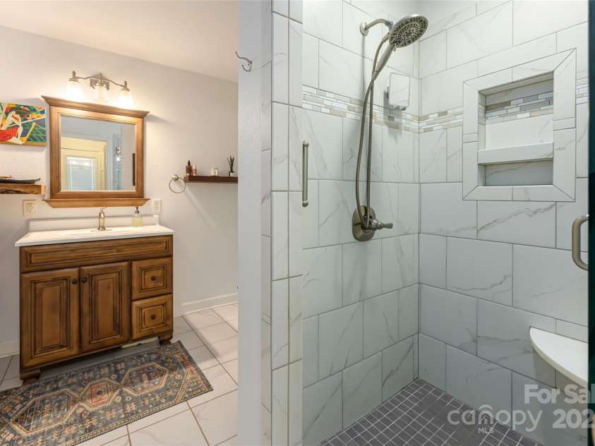20 Meeks Road, Black Mountain, NC 28711.  MLS# CAR4232565, YatesRealty ID 6129. Primary bathroom