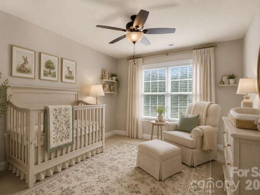 2055 Solway Lane, Charlotte, NC 28269.  MLS# CAR4307419, YatesRealty ID 6138. Virtually Staged Bedroom 3