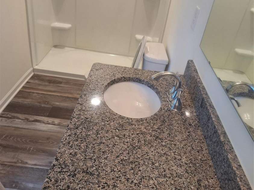 405 Mulberry Street, Cherryville, NC 28021.  MLS# CAR4247167, YatesRealty ID 6139. Owners suite bath unit B