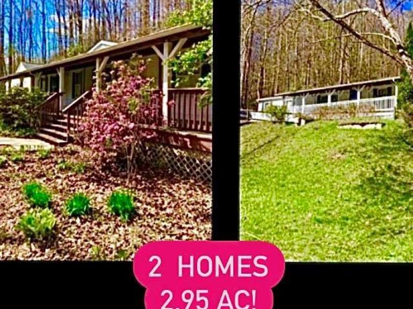26 and 24 Crawford Cemetery Road, Sylva, NC 28779.  MLS# CAR4244011, YatesRealty ID 6144. 