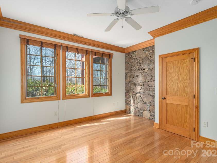 98 Flat Creek Road, Fairview, NC 28730.  MLS# CAR4185540, YatesRealty ID 615. Main House Guest Room 1 