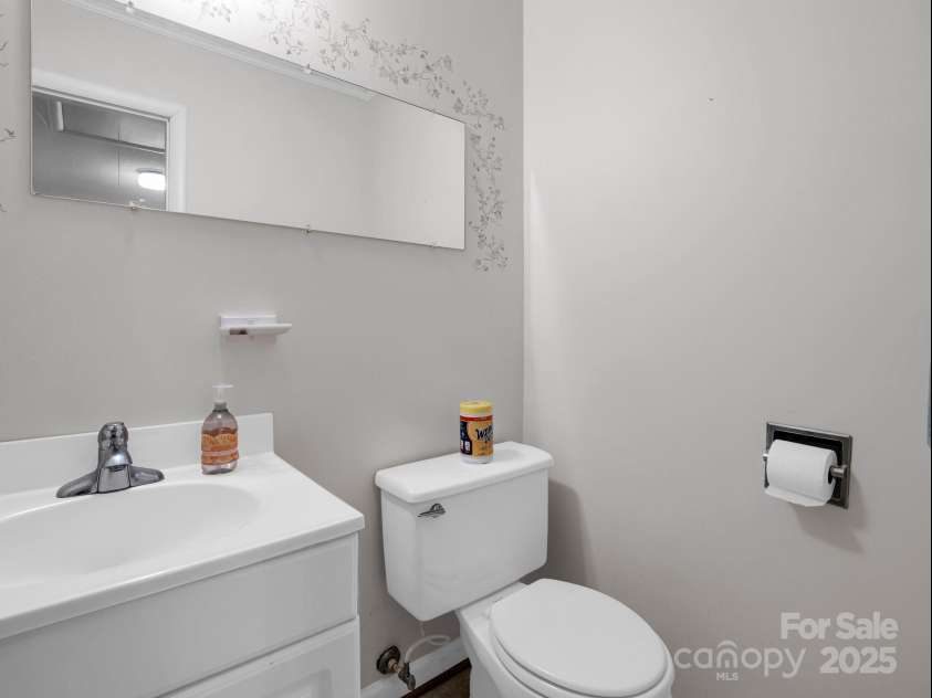 7392 Reeps Grove Church Road, Vale, NC 28168.  MLS# CAR4210856, YatesRealty ID 616. 1/2 Bath off Laundry