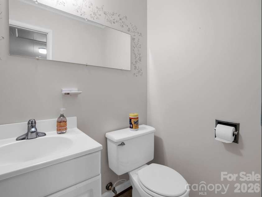 7392 Reeps Grove Church Road, Vale, NC 28168.  MLS# CAR4210856, YatesRealty ID 616. 1/2 Bath off Laundry