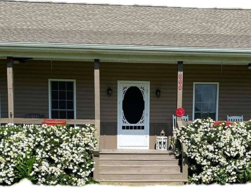 660 Scoggins Road, Rutherfordton, NC 28139.  MLS# CAR4221300, YatesRealty ID 6178. Gardenias in full Bloom~~