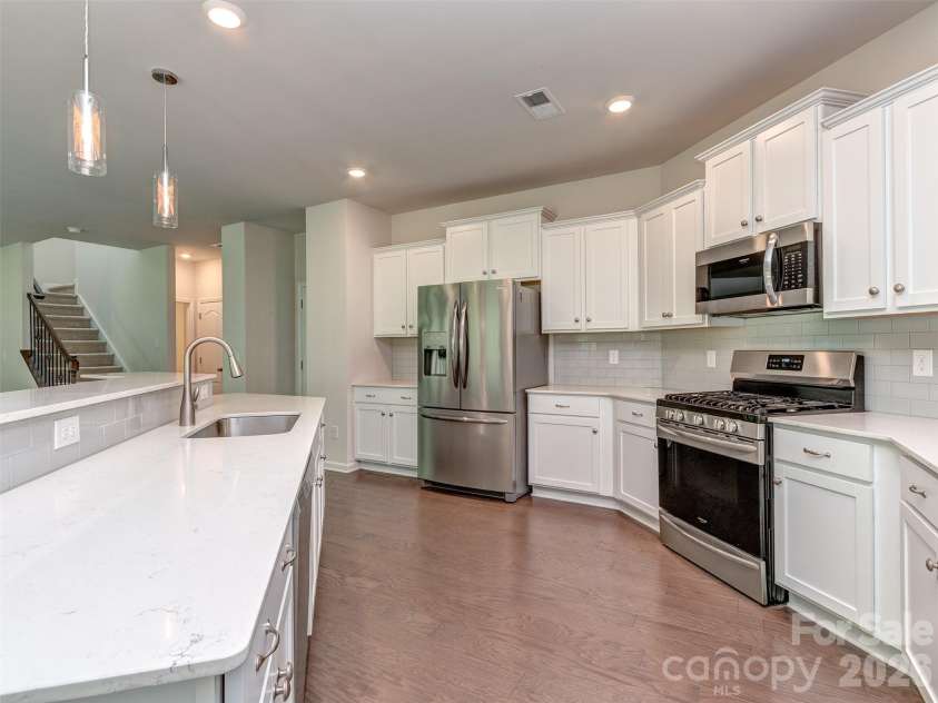 2118 Killian Creek Drive, Denver, NC 28037.  MLS# CAR4358493, YatesRealty ID 6184. Kitchen with amazing storage and prep space 