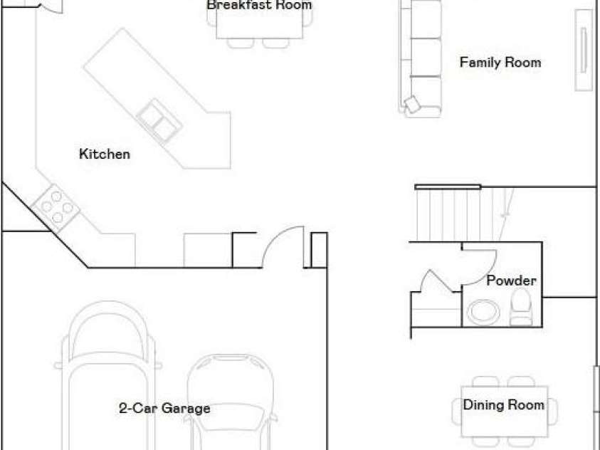 2118 Killian Creek Drive, Denver, NC 28037.  MLS# CAR4358493, YatesRealty ID 6184. Main floor