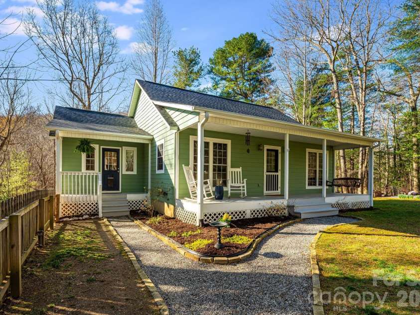 348 Big Raven Lane, Saluda, NC 28773.  MLS# CAR4356572, YatesRealty ID 6185. 