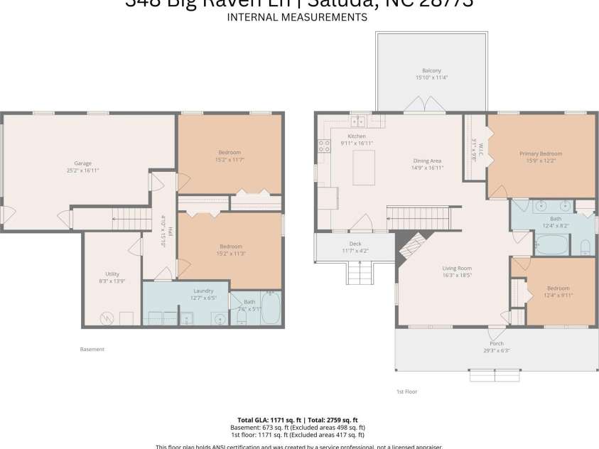 348 Big Raven Lane, Saluda, NC 28773.  MLS# CAR4356572, YatesRealty ID 6185. 