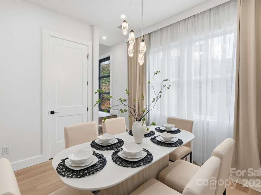 45 Richland Street, Waynesville, NC 28786.  MLS# CAR4331469, YatesRealty ID 619. Dining