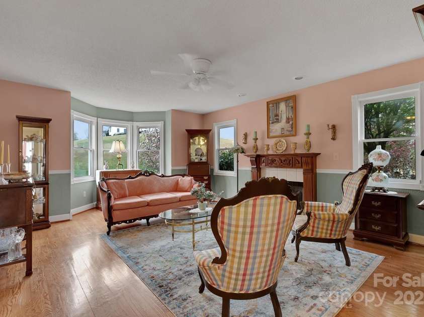 122 Windy Hills Lane, Leicester, NC 28748.  MLS# CAR4240865, YatesRealty ID 6195. Parlor