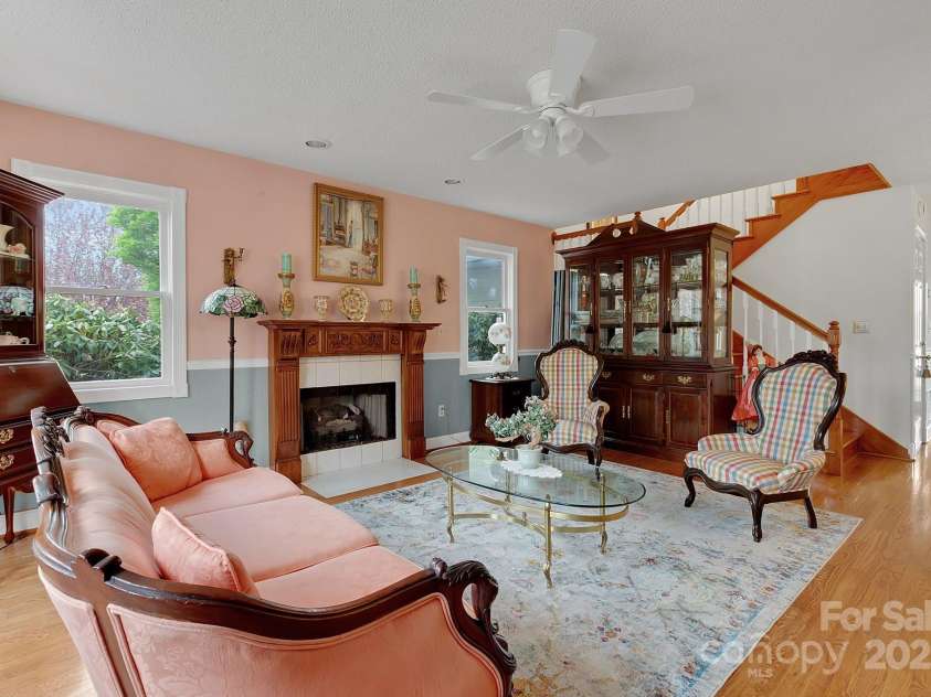 122 Windy Hills Lane, Leicester, NC 28748.  MLS# CAR4240865, YatesRealty ID 6195. Parlor