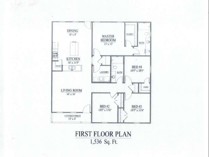816 Evergreen Avenue, Kannapolis, NC 28081.  MLS# CAR4346562, YatesRealty ID 6199. Floorplan