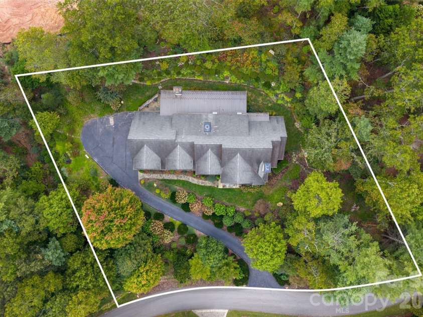 53 Cedar Hill Drive, Asheville, NC 28803.  MLS# CAR4301741, YatesRealty ID 62. Aerial