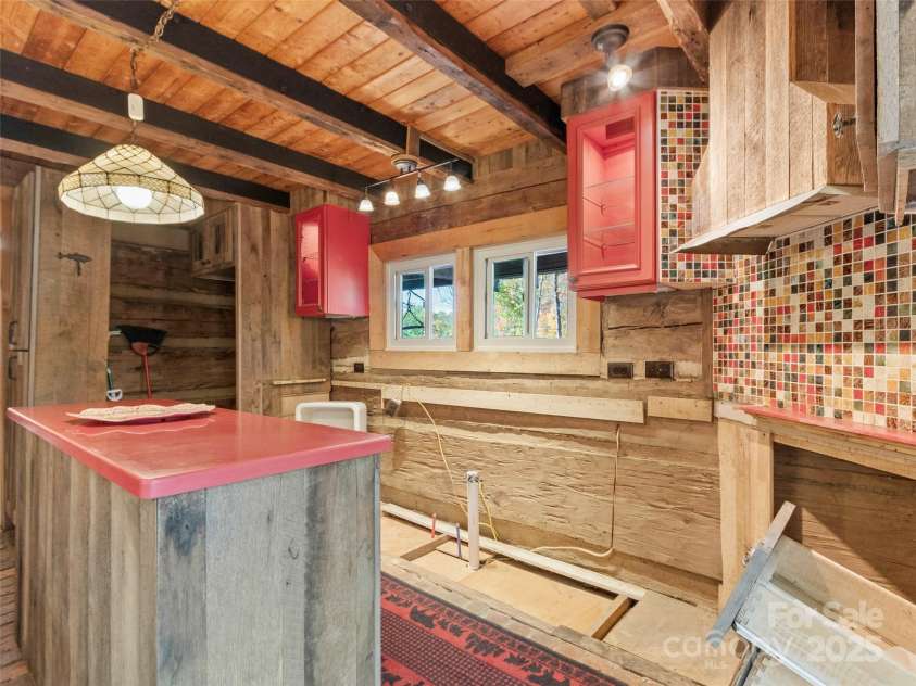 996 Halls Chapel Road, Burnsville, NC 28714.  MLS# CAR4314014, YatesRealty ID 620. Kitchen area