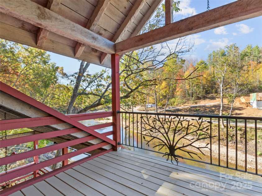 996 Halls Chapel Road, Burnsville, NC 28714.  MLS# CAR4314014, YatesRealty ID 620. Tree of life, custom made wrought iron.