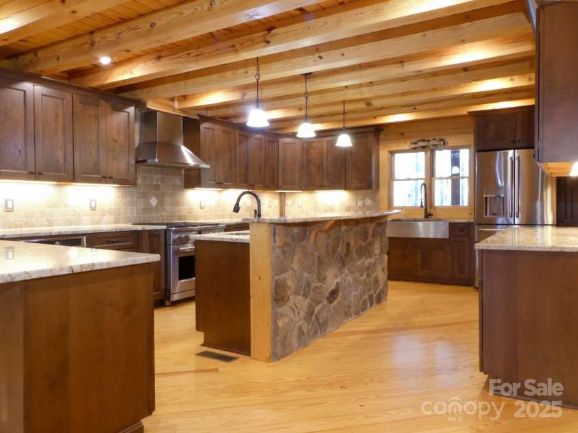 214 Whitney Boulevard, Lake Lure, NC 28746.  MLS# CAR4231828, YatesRealty ID 621. Main Kitchen