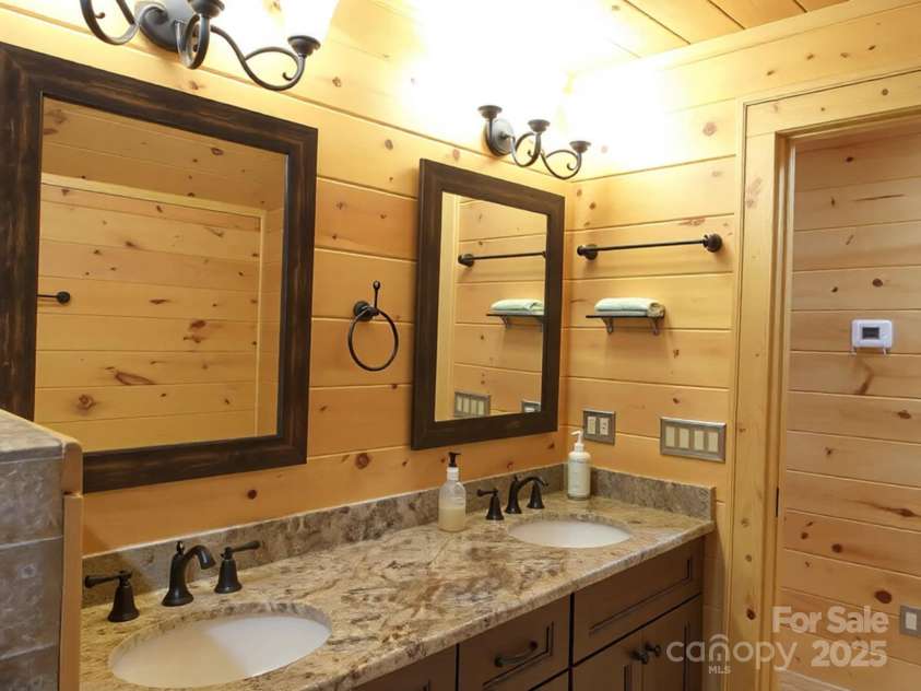 214 Whitney Boulevard, Lake Lure, NC 28746.  MLS# CAR4231828, YatesRealty ID 621. Upper Bathroom