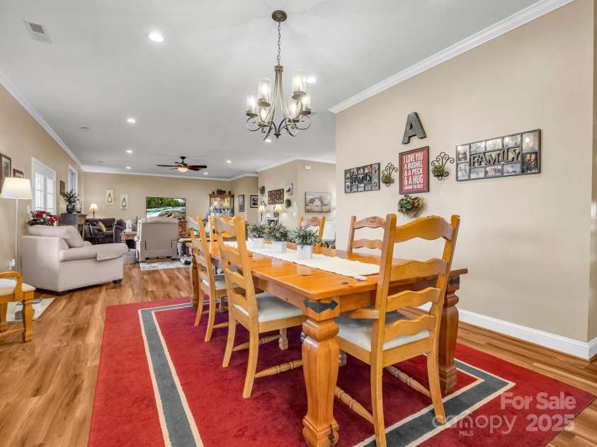 261 Boland Drive, Lake Lure, NC 28746.  MLS# CAR4232429, YatesRealty ID 6212. Dining Area