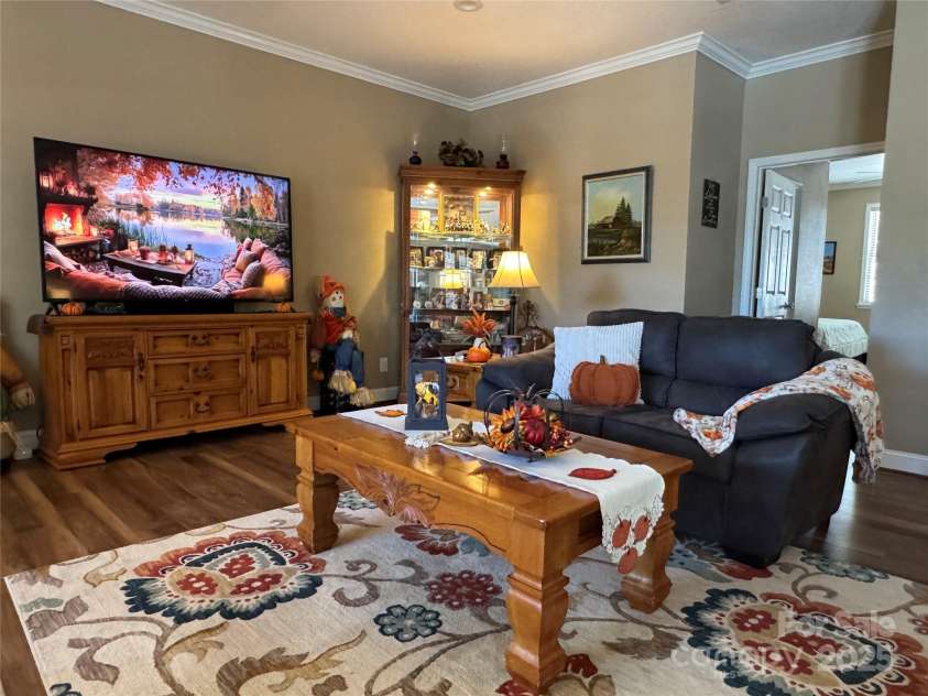 261 Boland Drive, Lake Lure, NC 28746.  MLS# CAR4232429, YatesRealty ID 6212. Living Room
