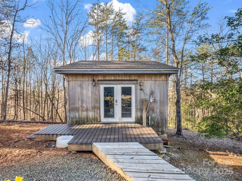 261 Boland Drive, Lake Lure, NC 28746.  MLS# CAR4232429, YatesRealty ID 6212. Workshop with electricity