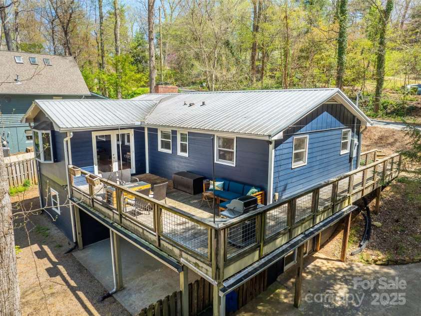 93 Morningside Drive, Asheville, NC 28806.  MLS# CAR4244401, YatesRealty ID 6214. Sweet setting and tons of outdoor living space!