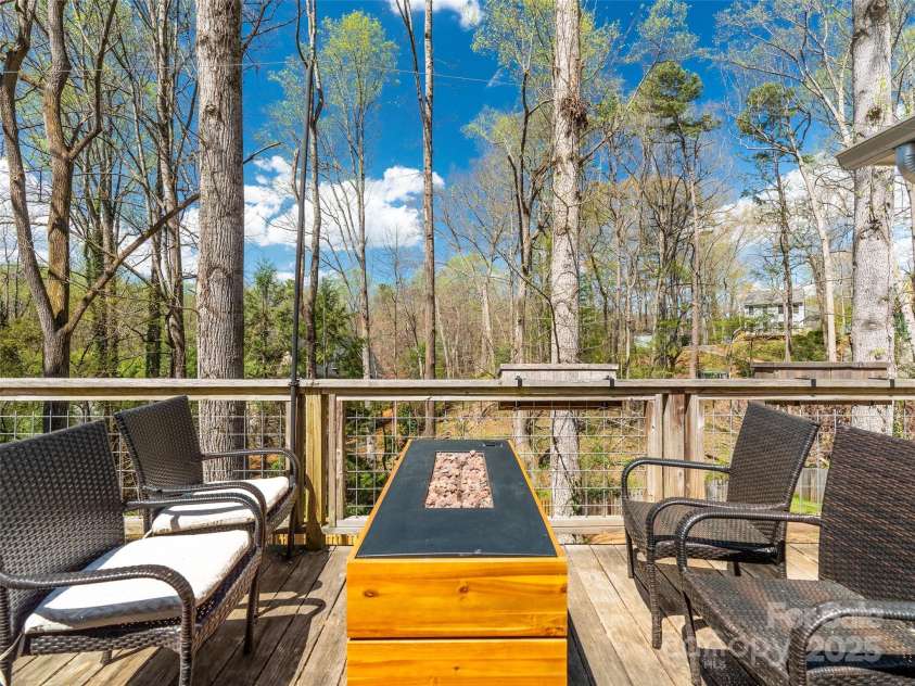93 Morningside Drive, Asheville, NC 28806.  MLS# CAR4244401, YatesRealty ID 6214. View into the trees.