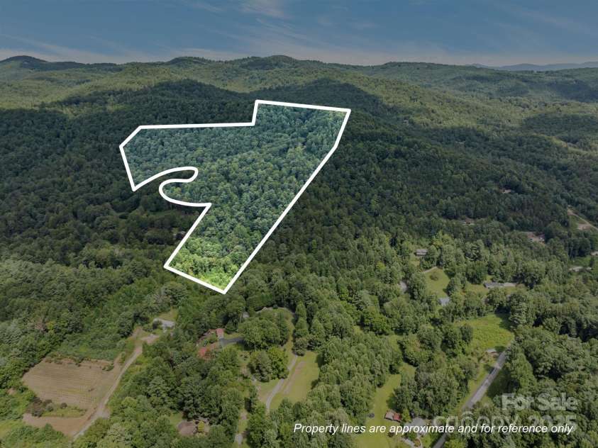 670 Barber Road, Zirconia, NC 28790.  MLS# CAR4293053, YatesRealty ID 622. Lot lines