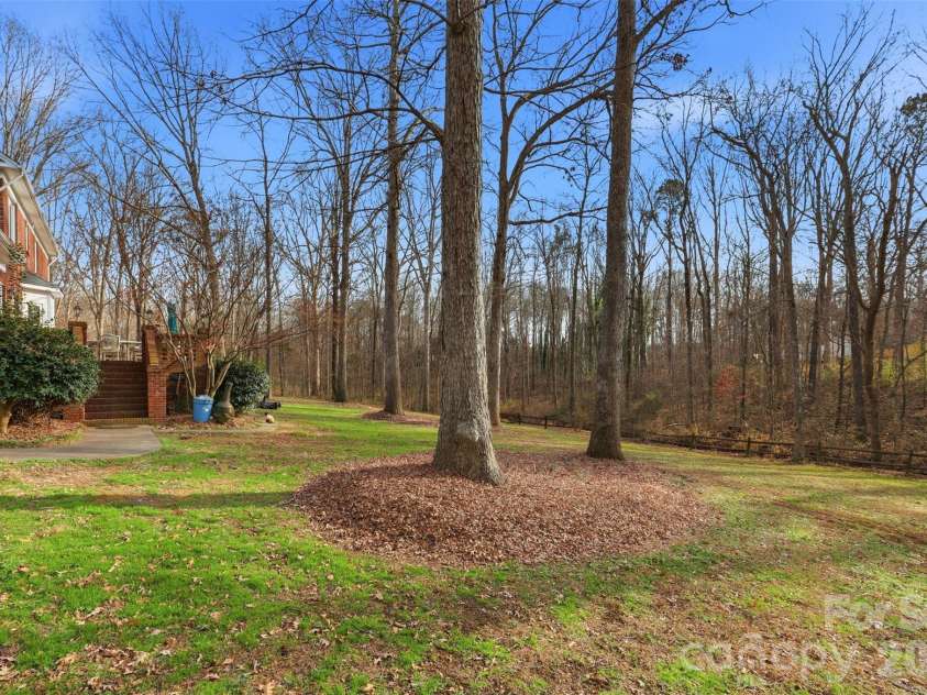 1600 Thornhill Drive, Monroe, NC 28110.  MLS# CAR4325447, YatesRealty ID 6227. Backyard