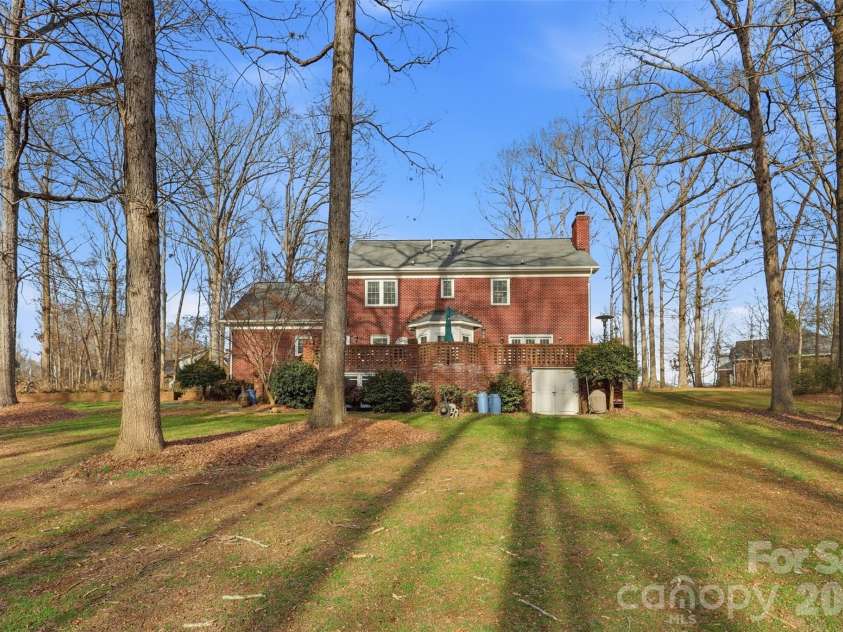 1600 Thornhill Drive, Monroe, NC 28110.  MLS# CAR4325447, YatesRealty ID 6227. Backyard
