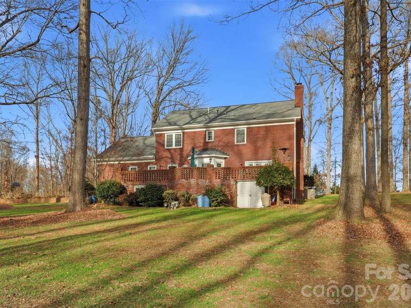 1600 Thornhill Drive, Monroe, NC 28110.  MLS# CAR4325447, YatesRealty ID 6227. Backyard