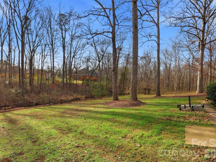 1600 Thornhill Drive, Monroe, NC 28110.  MLS# CAR4325447, YatesRealty ID 6227. Backyard