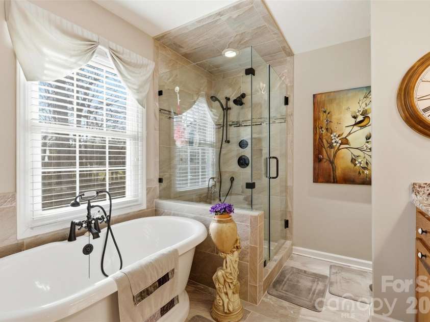 1600 Thornhill Drive, Monroe, NC 28110.  MLS# CAR4325447, YatesRealty ID 6227. Primary Bathroom