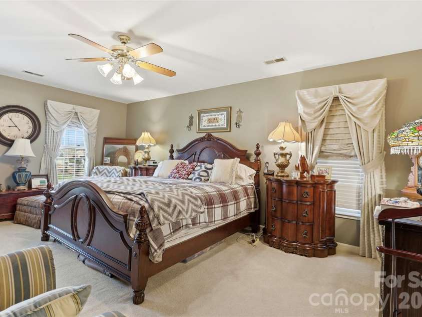 1600 Thornhill Drive, Monroe, NC 28110.  MLS# CAR4325447, YatesRealty ID 6227. Primary Bedroom