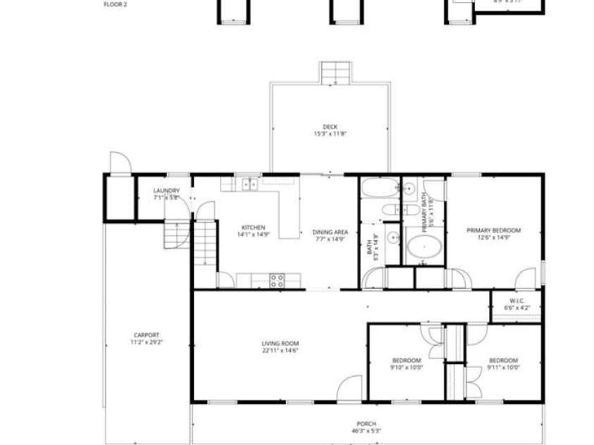 7507 Haley Lane, Indian Land, SC 29707.  MLS# CAR4317281, YatesRealty ID 6236. Floorplan