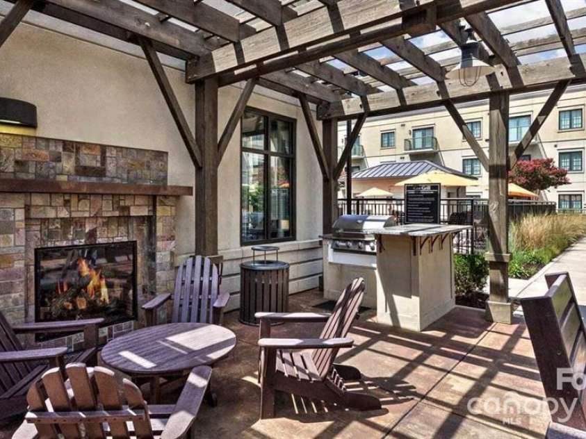 721 Governor Morrison Street, Charlotte, NC 28211.  MLS# CAR4316413, YatesRealty ID 624. Outdoor Fireplace
