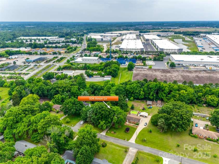 504 Amon Lane, Pineville, NC 28134.  MLS# CAR4263309, YatesRealty ID 6243. 