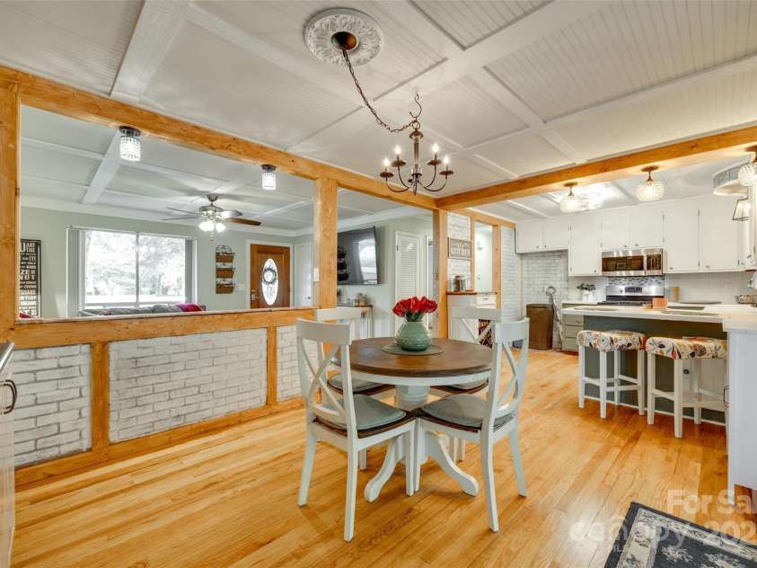 504 Amon Lane, Pineville, NC 28134.  MLS# CAR4263309, YatesRealty ID 6243. Open space feels expansive and a great place to entertain.