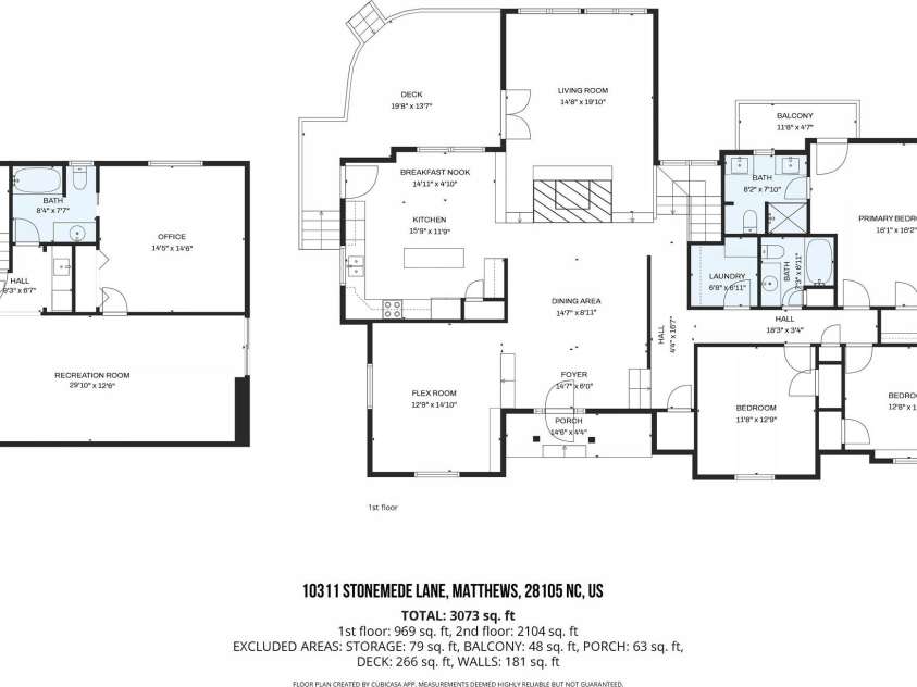10311 Stonemede Lane, Matthews, NC 28105.  MLS# CAR4359875, YatesRealty ID 6244. 