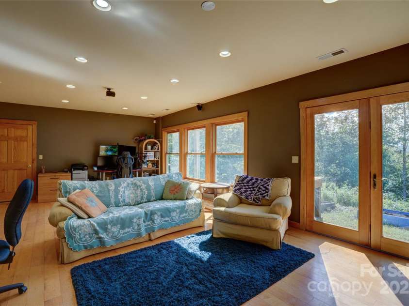 425 Sawmill Creek Road, Bryson City, NC 28713.  MLS# CAR4234274, YatesRealty ID 6247. Basement with Tons of Sunlight