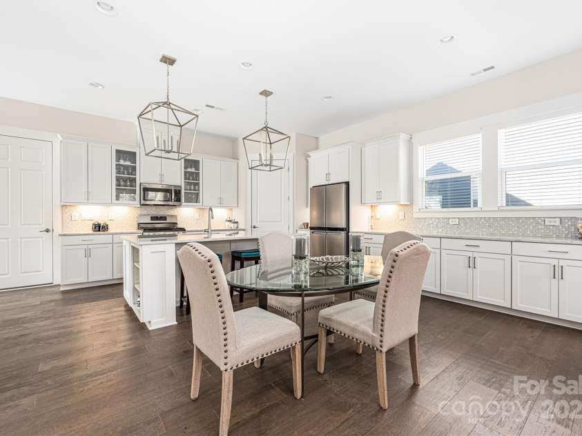 234 Pintail Drive, Monroe, NC 28110.  MLS# CAR4223388, YatesRealty ID 6248. View from the dining area into kitchen