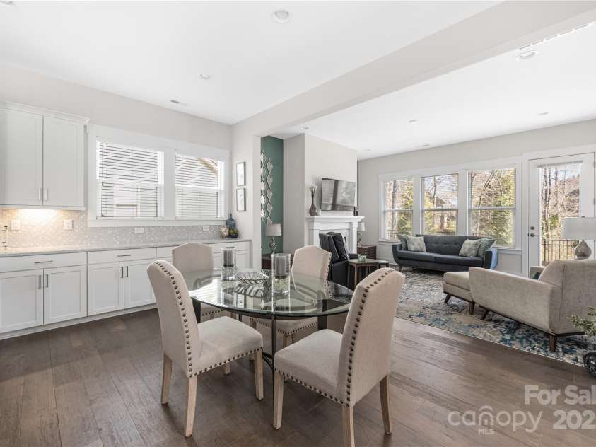 234 Pintail Drive, Monroe, NC 28110.  MLS# CAR4317174, YatesRealty ID 6248. Dining area with view into great room