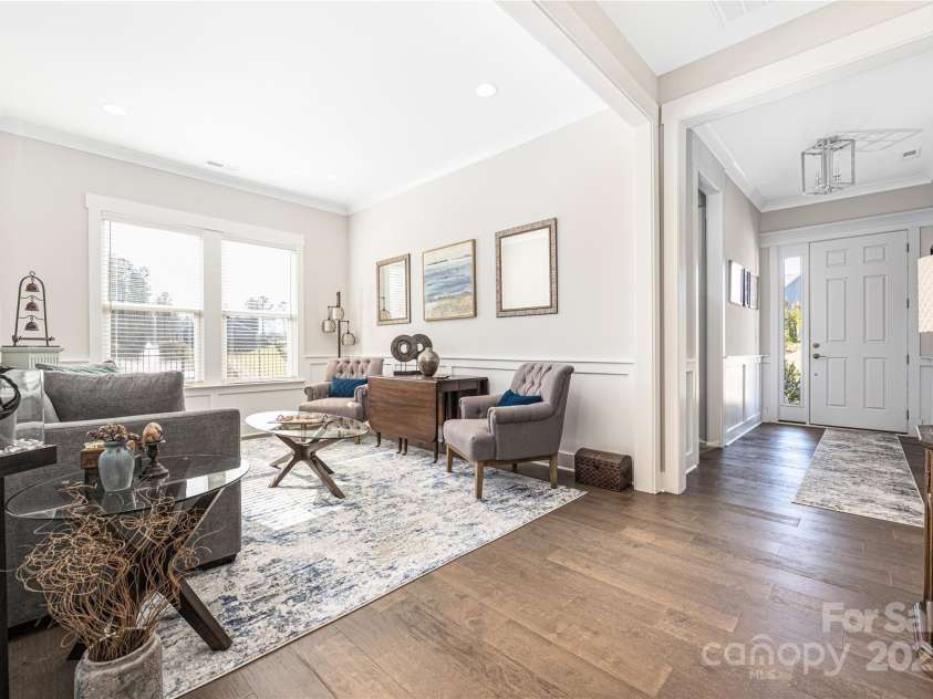 234 Pintail Drive, Monroe, NC 28110.  MLS# CAR4317174, YatesRealty ID 6248. View into Flex room and foyer