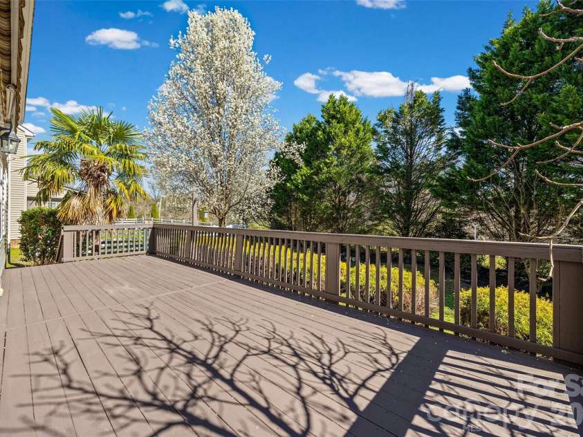 4042 Sunset Ridge Drive, Rock Hill, SC 29732.  MLS# CAR4347059, YatesRealty ID 6249. Back yard backs up to wooded area.