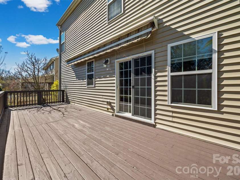 4042 Sunset Ridge Drive, Rock Hill, SC 29732.  MLS# CAR4347059, YatesRealty ID 6249. Deck with awning