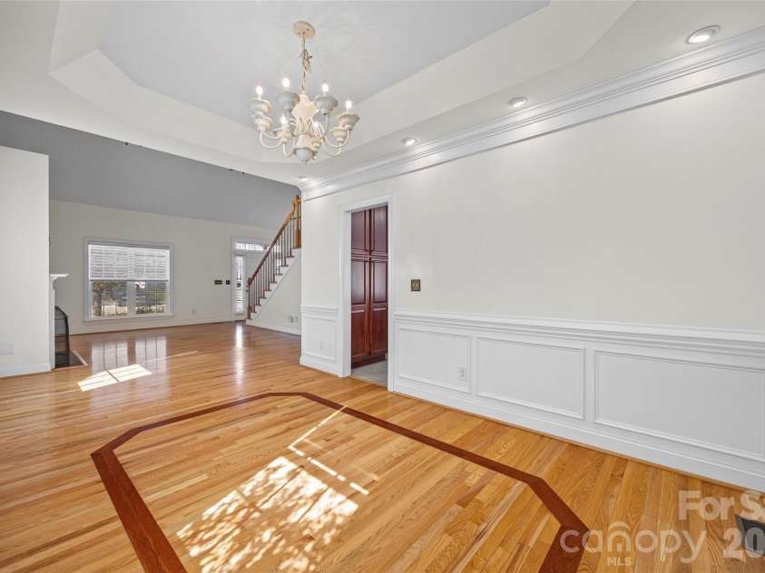 4042 Sunset Ridge Drive, Rock Hill, SC 29732.  MLS# CAR4347059, YatesRealty ID 6249. Open concept dining room and great room