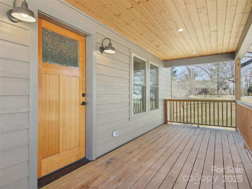 72 Jonestown Road, Woodfin, NC 28804.  MLS# CAR4229228, YatesRealty ID 6249. Covered front porch